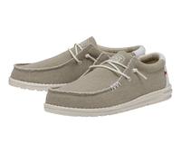 Hey Dude WALLY BRAIDED 40003 1LB Mocassins Slip-On Homme Blanc Cassé