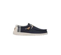Hey Dude - Wally Break Stitch Bleu Blanc Homme - Homme - Chaussures - Bleu - Taille: 43 EU