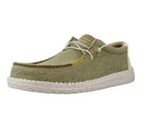 HEYDUDE Chaussures bateau Wally Coastline Jute Vert Homme EU 43