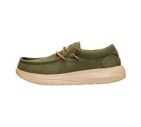 Hey Dude - Wally Comf Worn Twill - Homme - Chaussures - Vert - Taille: 40 EU