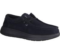 Hey Dude Wally Comfort Suede Herren, Sneaker, Schupfschuh, Leder, Schwarz - Chaussures pour hommes Sneaker / Schnürschuh, noir, cuir