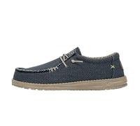 Hey Dude Wally Sox Chaussures décontractées à Enfiler pour Homme Style Mocassin, Bleu Nuit, 47 EU