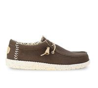 HEYDUDE Chaussures bateau Wally toile marron Homme EU 45