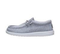 Hey Dude WALLY STRETCH JERSEY Mocassins plats pour homme, gris, 43 EU