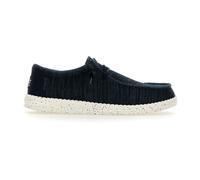 HEYDUDE Chaussures homme Wally Stretch Sox – Mocassin, semelles confortables – Navy 43