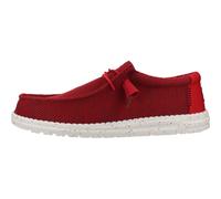 Hey Dude - Wally Stretch Laced Shoe - Homme - Chaussures - Rouge - Taille: 43 EU