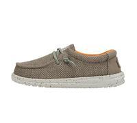 Hey Dude Wally Youth Sox MOC Toe Shoes, Sahara, 36 EU