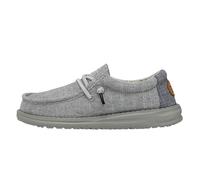 Hey Dude Wally Youth MOC Toe Shoes, Acier, 32 EU