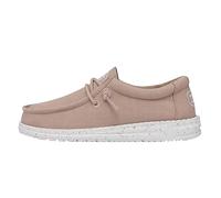 Hey Dude Wally Youth Slub Canvas MOC Toe Shoes, Mat, 33 EU