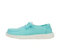 Hey Dude Femme Wendy Canvas Moccasin, Turquoise, 42 EU