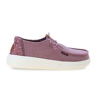 Hey Dude Wendy Rise Chambray Grid Mocassins Femme - Rose - 45274-5CG 39
