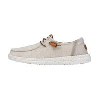 Hey Dude Wendy Washed Canvas Moccasin pour Femme, crème, 38 EU