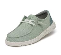 Hey Dude Wendy Woven MOC Toe Shoes pour Femme, Menthe, 42 EU