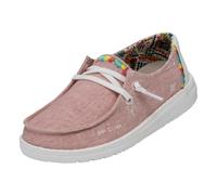 Hey Dude Wendy Youth Boho MOC Toe Shoes pour Fille, Rose, 34 EU