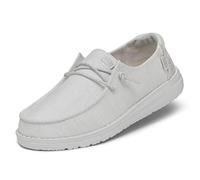 Hey Dude Wendy Youth Glitter MOC Toe Shoes, Cloud Dust, 36 EU