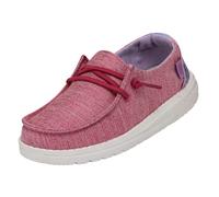 Hey Dude Wendy Youth MOC Toe Shoes pour Fille, Rose Scintillant, 34 EU