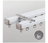Hey Duty Double rail silencieux en alliage d'aluminium K100 pour montage au plafond ou au mur Système de montage au plafond robuste (1 m)