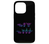 Hey Girl en Langue des Signes américaine ASL Coque pour iPhone 13 Pro