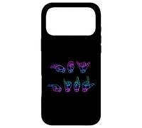 Hey Girl en Langue des Signes américaine ASL Coque pour iPhone 17 Pro Max