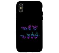 Hey Girl en Langue des Signes américaine ASL Coque pour iPhone X/XS