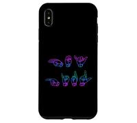 Hey Girl en Langue des Signes américaine ASL Coque pour iPhone XS Max
