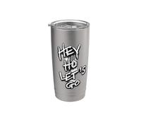Hey Ho Lets Go Gobelet isotherme en acier inoxydable double paroi