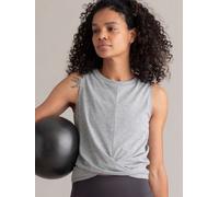 Hey Honey Haut 'Cropped' gris clair, Taille S