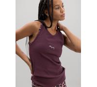 Hey Honey Haut 'Rib Tank' lie de vin, Taille L