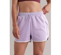 Hey Honey Pantalon de sport 'Track Shorts' lilas / blanc, Taille XS
