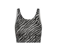 Hey Honey Soutien-gorge de sport 'Bustier' gris, Taille S
