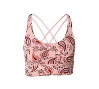 Hey Honey Soutien-gorge de sport 'Candy' gris / rose / rouge / noir, Taille XS