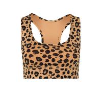 Hey Honey Soutien-gorge de sport 'Leo' beige / noir, Taille XL