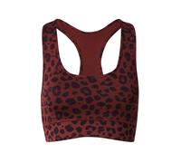 Hey Honey Soutien-gorge de sport marron châtaigne / noir, Taille S