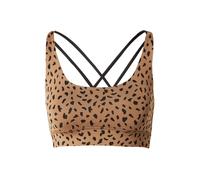 Hey Honey Soutien-gorge de sport noisette / noir, Taille S