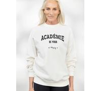 Hey Honey Sweat-shirt 'Academie' blanc, Taille L