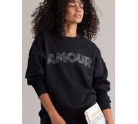 Hey Honey Sweat-shirt 'Sweater Cotton' noir, Taille M