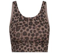 Hey Honey - Women's Bustier Leo - Brassière - L - black / brown