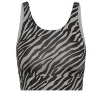 Hey Honey - Women's Bustier Zebra - Brassière - XS - black / grey