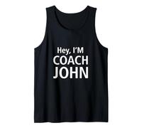 Hey I'm Coach John - Coaching de Vie et de Sport Débardeur