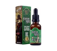 HEY JOE! - Huile À Barbe No. 7 Menthe Fraîche - Huile À Barbe Naturelle Rafraîchissante Pour Hommes Avec Parfum De Menthe Et De Pin - 30 ml