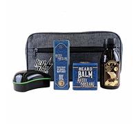 HEY JOE! - Kit de Survie du Barbu Deluxe No. 3 Melon Acide | Set De Soins De Barbe Pour Hommes De Haute Qualité [ Huile À Barbe + Baume À Barbe + Shampooing À Barbe + Brosse À Barbe ]