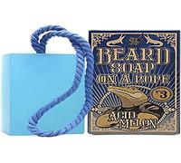 HEY JOE! - Savon À Barbe Sur Corde No. 3 Melon Acide - Barre De Savon À Barbe Parfumée Au Melon 150 ml