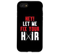 Hey Let Me Fix Your Hair Coiffure Coiffure Barbier Coque pour iPhone SE (2020) / 7 / 8