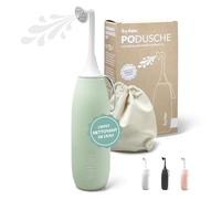 Hey Nature Douchette WC Verte, Bidet Portable Post Partum | Nettoyage doux et hygiénique après l’accouchement et en cas d’hémorroïdes, alternative écologique au papier toilette humide