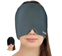Hey Nature masque migraine froid et chaud, - bonnet migraine, masque de sommeil rafraîchissant contre les maux de tête, la sinusite, les douleurs auriculaires et les yeux gonflés.