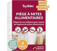 Hey Nature Pièges Anti-Mites Alimentaires, 4 Pièces, sans Insecticide