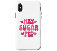 Hey Sugar Pie Retro Saint-Valentin Coque pour iPhone X/XS