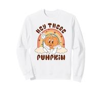 Hey There Citrouille Groovy Thanksgiving Sweatshirt