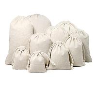 Hey~Yo Sacs Jute de Cordon, 20 Pièces Cadeau Pochettes en Toile de Jute, Multi-taille Sac à Café en Lin Coton Naturel, pour Épices Bonbons, Bijoux, Thé Sachets Filtre, Mariage et Artisanat (15x20cm)