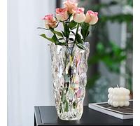 Hey_you Vase à fleurs en verre moderne minimaliste nordique floral fait la main Décoration hydroponique Ornement pour maison Table manger Cadeau mariage, pendaison de crémaillère, Style A Multicolore